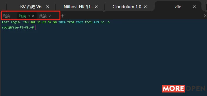 XTerminal 多会话管理与终端水平垂直分屏操作