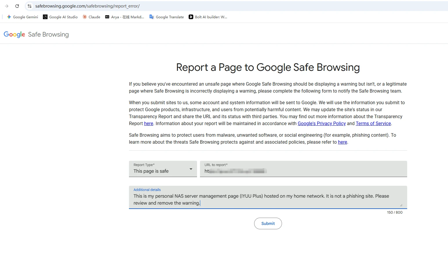 google safebrowsing report1.webp