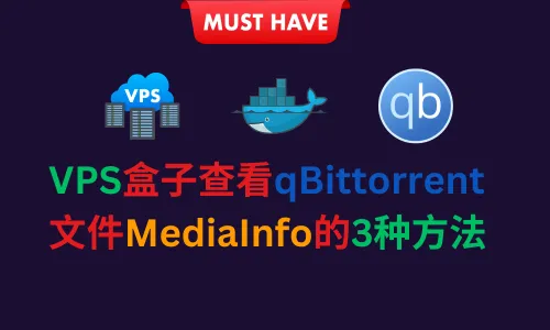 VPS盒子查看qBittorrent文件MediaInfo的3种方法